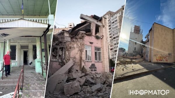 Пошкоджені медичні заклади Києва після російської атаки
