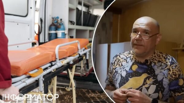 Бригада екстреної медичної допомоги на виклику під час ракетної атаки