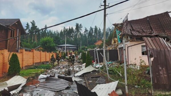Наслідки удару по Київщині, уламки, місцевість, де зросла кількість жертв