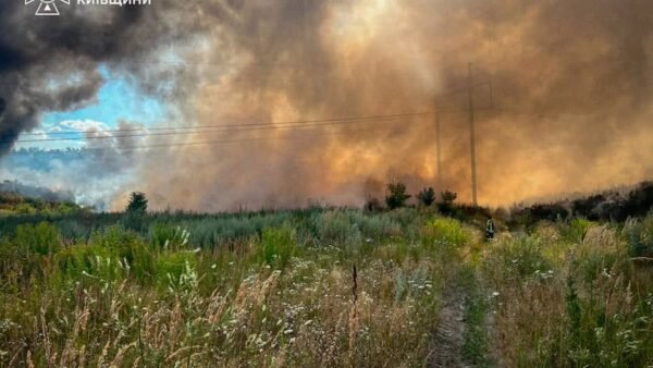 Рятувальники гасять пожежу на сміттєзвалищі у Нових Петрівцях