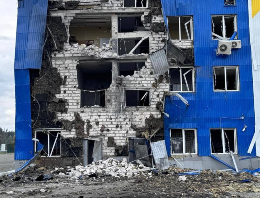 Пошкодження Централізованого сховища відпрацьованого ядерного палива на Чорнобильщині
