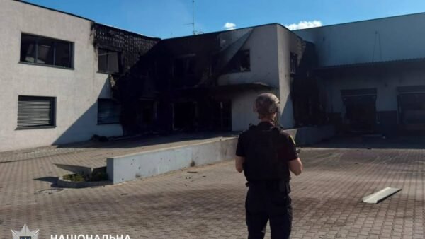 Наслідки обстрілу у Броварському районі