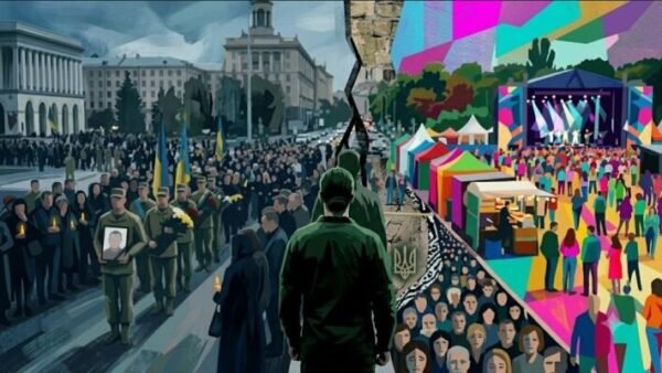 Аліна Михайлова на фоні міста, Київ