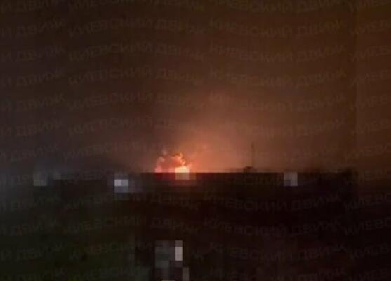 Наслідки балістичної атаки в Києві