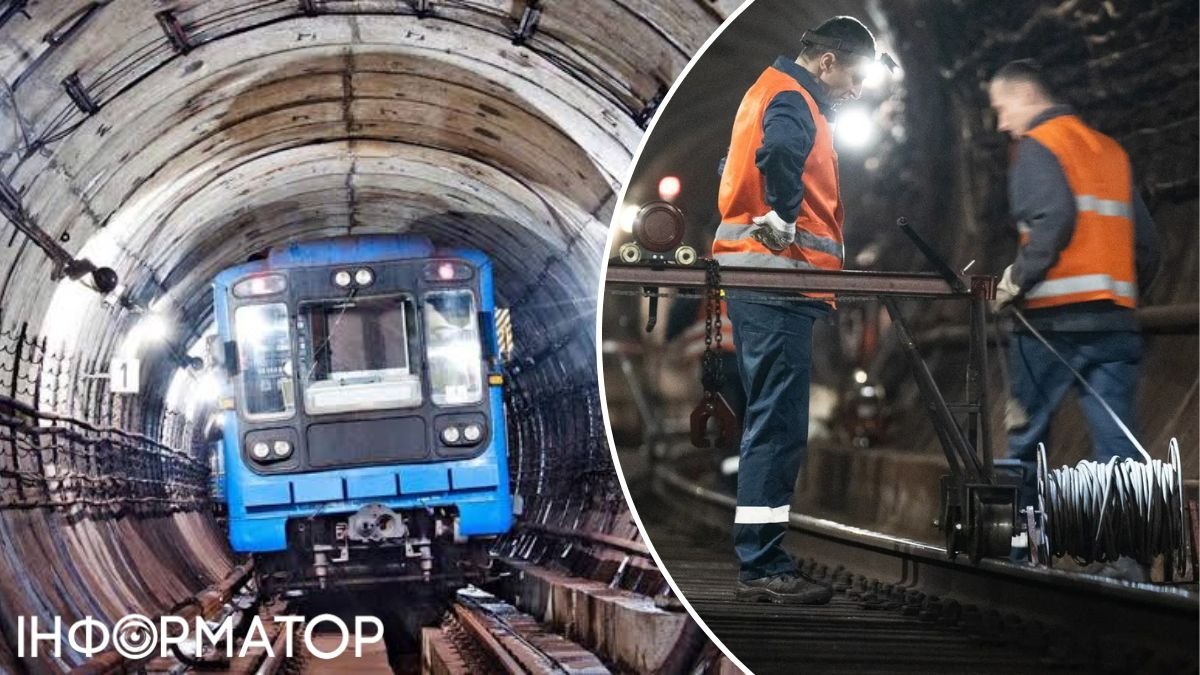 Тунель метро між станціями Тараса Шевченка та Почайна