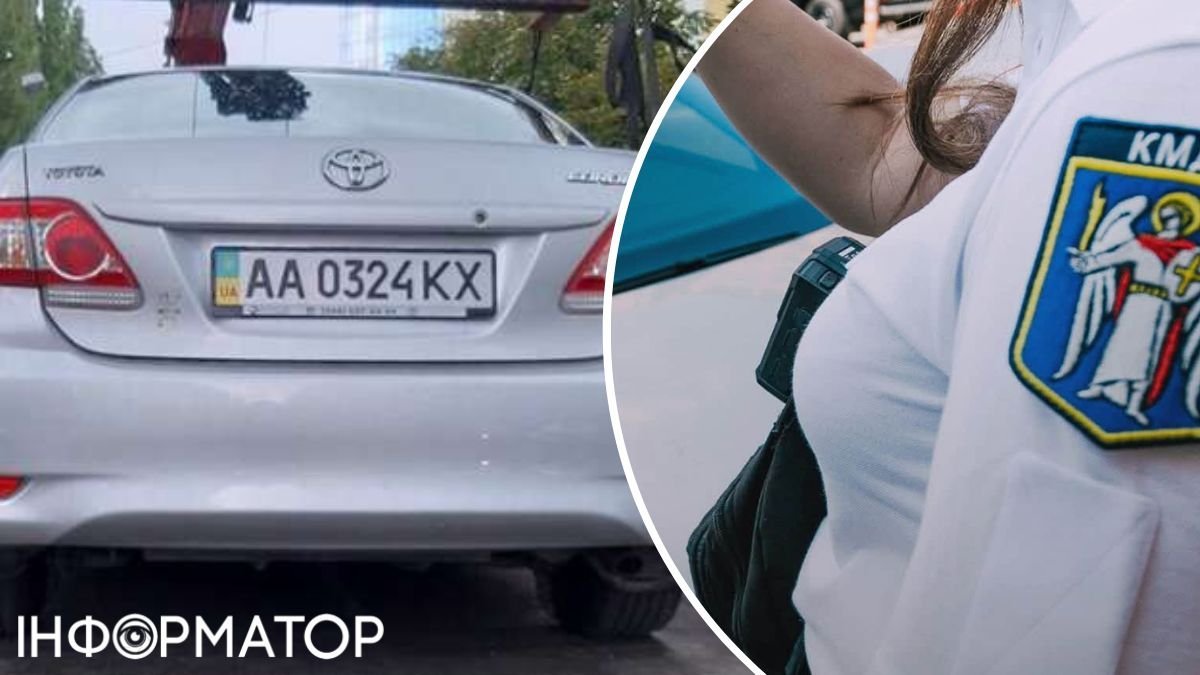 Інспектори з паркування евакуюють авто на вулиці Михайла Донця