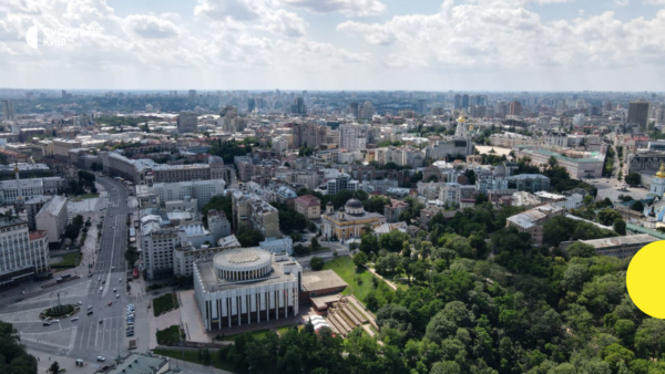 Схема або візуалізація плану розвитку міста Києва