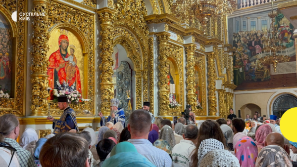 Святкова літургія у Києво-Печерській лаврі на Успіння Богородиці