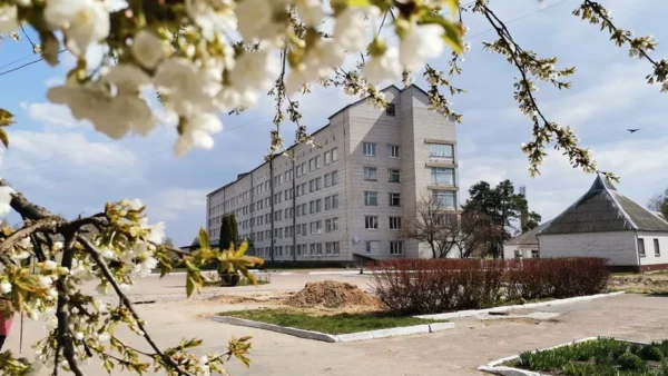 Фасад Макарівської багатопрофільної лікарні інтенсивного лікування