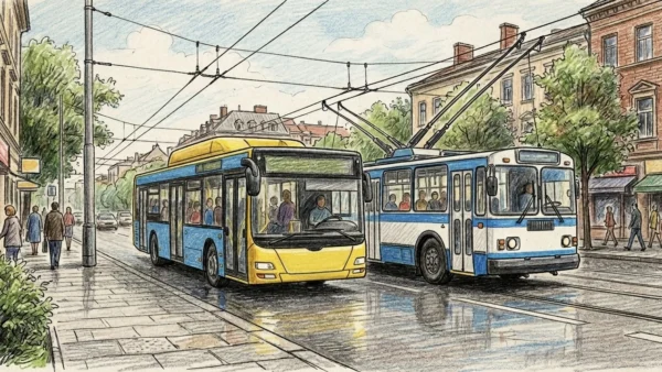 Міський автобус у Білій Церкві