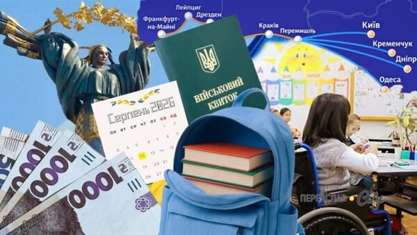 Календар з виділеним серпнем 2026 року та документами