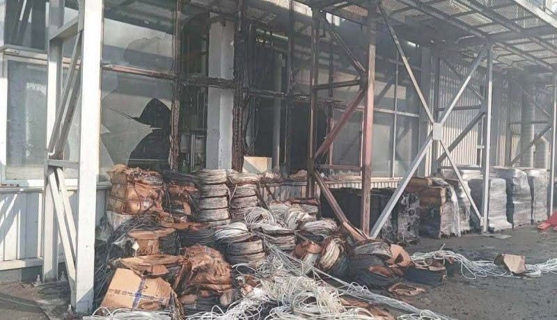 Завод Київгума після удару