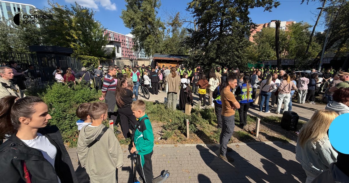 Протест мешканців Теремків проти будівництва теплотраси