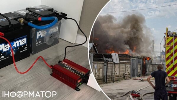 Складські приміщення після ракетного удару