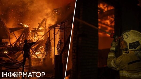 Наслідки атаки дрона в Солом'янському районі Києва