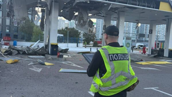Наслідки атаки безпілотників у Києві