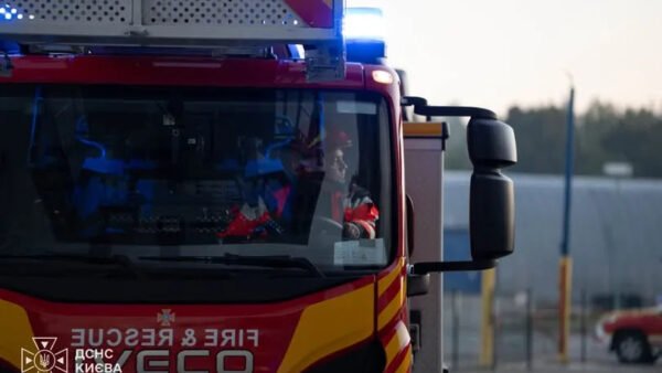 Пожежа у складському приміщенні Святошинського району Києва