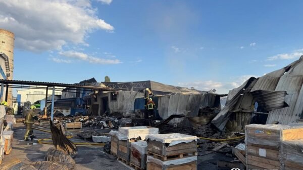 Зруйновані виробничі площі підприємства Вентиляційні системи у Боярці