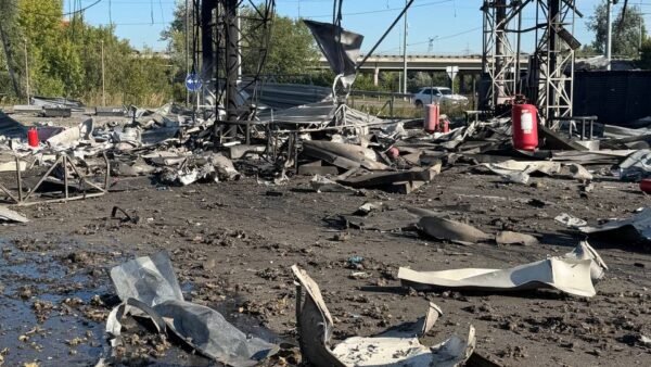Наслідки атаки дронів у Києві 23 вересня