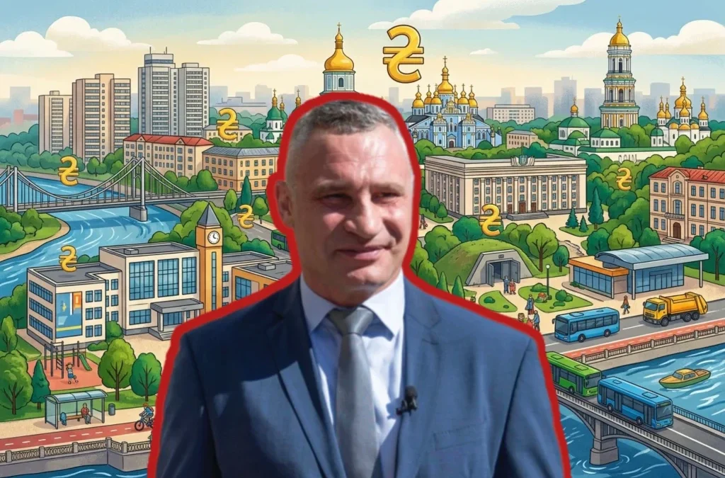 Діаграма видатків бюджету Києва