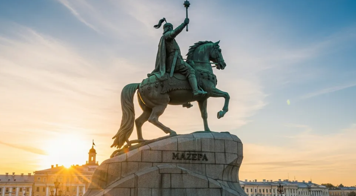 Монумент Івану Мазепі на бульварі Тараса Шевченка у Києві