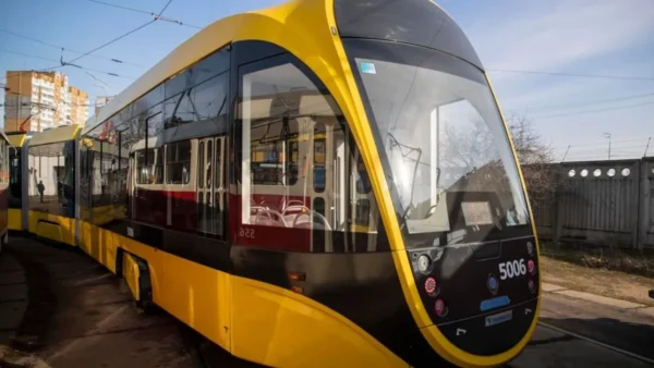 Затримка руху трамваїв та тролейбусів у Києві