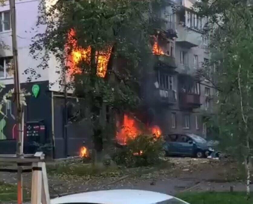 Пожежа у житловому будинку Солом'янського району Києва