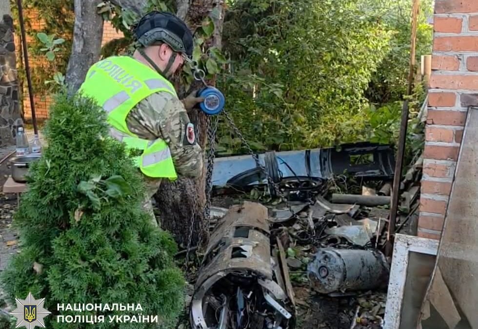 Бойова частина безпілотника Герань-5 у Деснянському районі