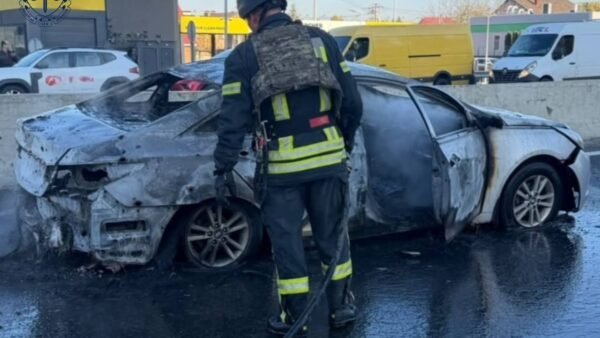 Наслідки атаки безпілотника в селищі Чабани
