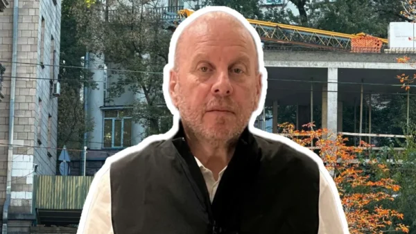 Колаж: Михайло Бродський та ресторан "Гімалаї" на Хрещатику