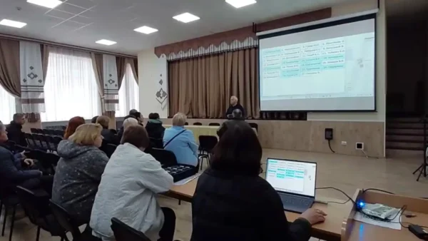 Депутати Глеваської селищної ради на засіданні
