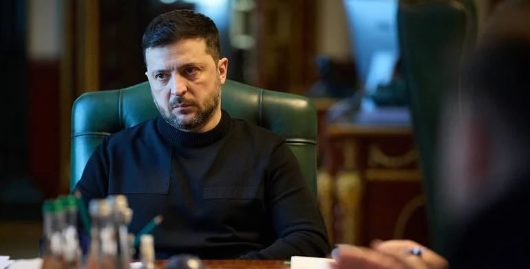 Президент Володимир Зеленський на селекторній нараді